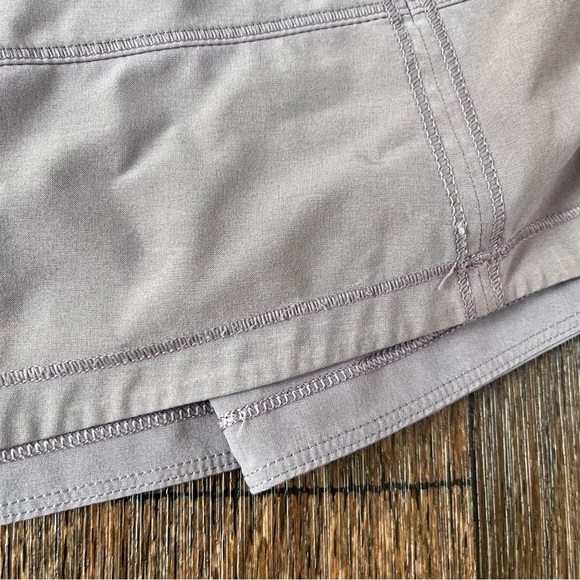 Lululemon Athletica lavender purple lace rival skirt skort with short 10 FLAW - Picture 11 of 15